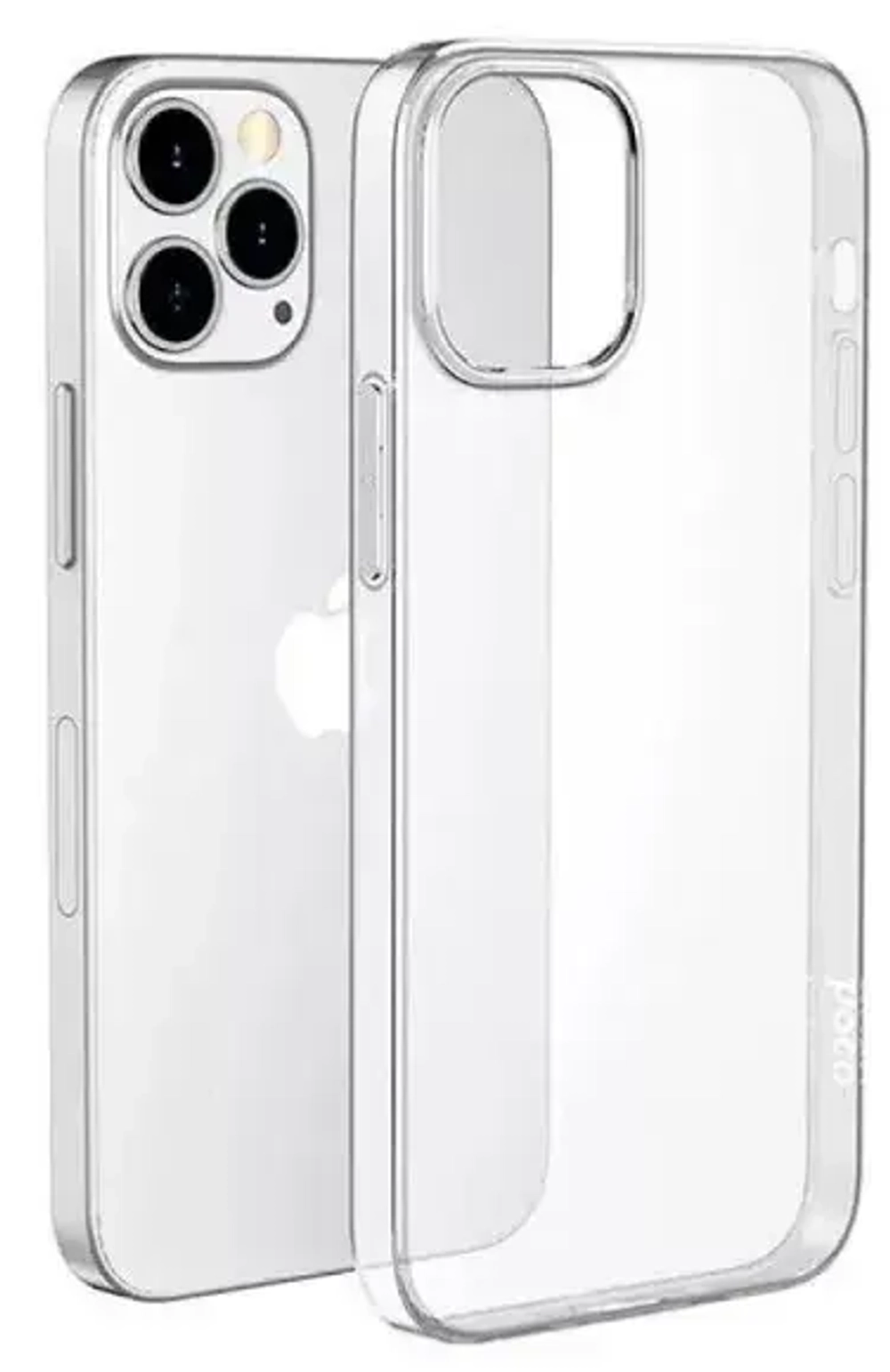 Чехол-накладка Hoco Light Series TPU для iPhone 15 Plus силиконовый (прозрачный)