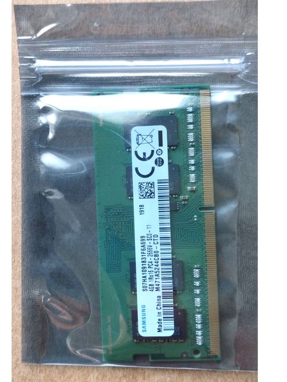 Оперативная память SO-Dimm DDR4 4Gb Sams PC2666