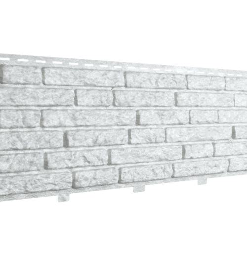 Фасадные панели (Цокольный Сайдинг) Ю-Пласт Стоун Хаус Кварцит Светло-Серый