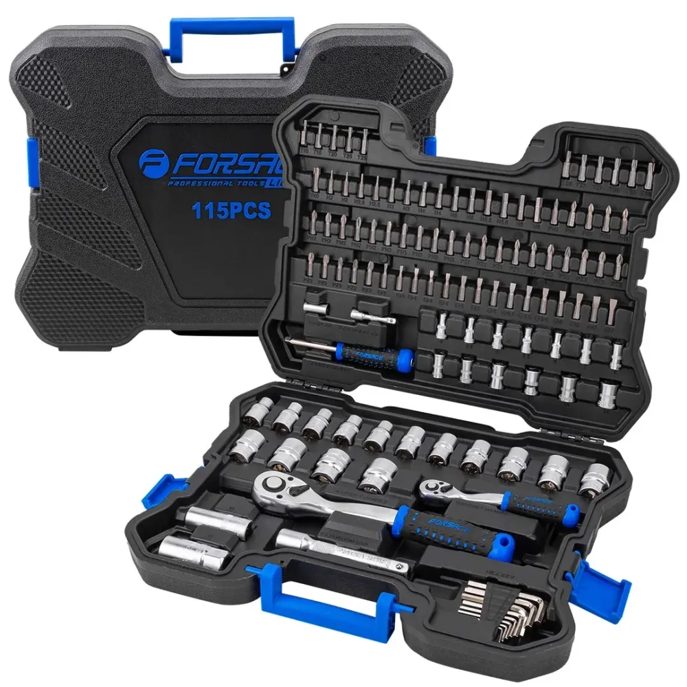 Набор инструментов 115пр. 1/4''1/2''6гр Forsage LIGHT F LIGHT-41151-5