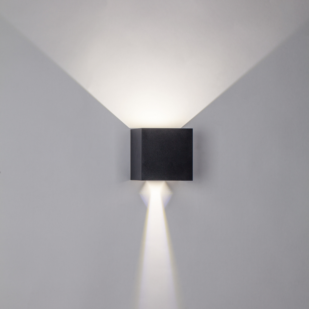 340517 Светильник DALLA 2х3W LED 660LM G ЧЕРНЫЙ 4000K IP65