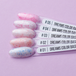 Камуфлирующая База MIO NAILS COLOR "DREAMS" № 02, 15мл.