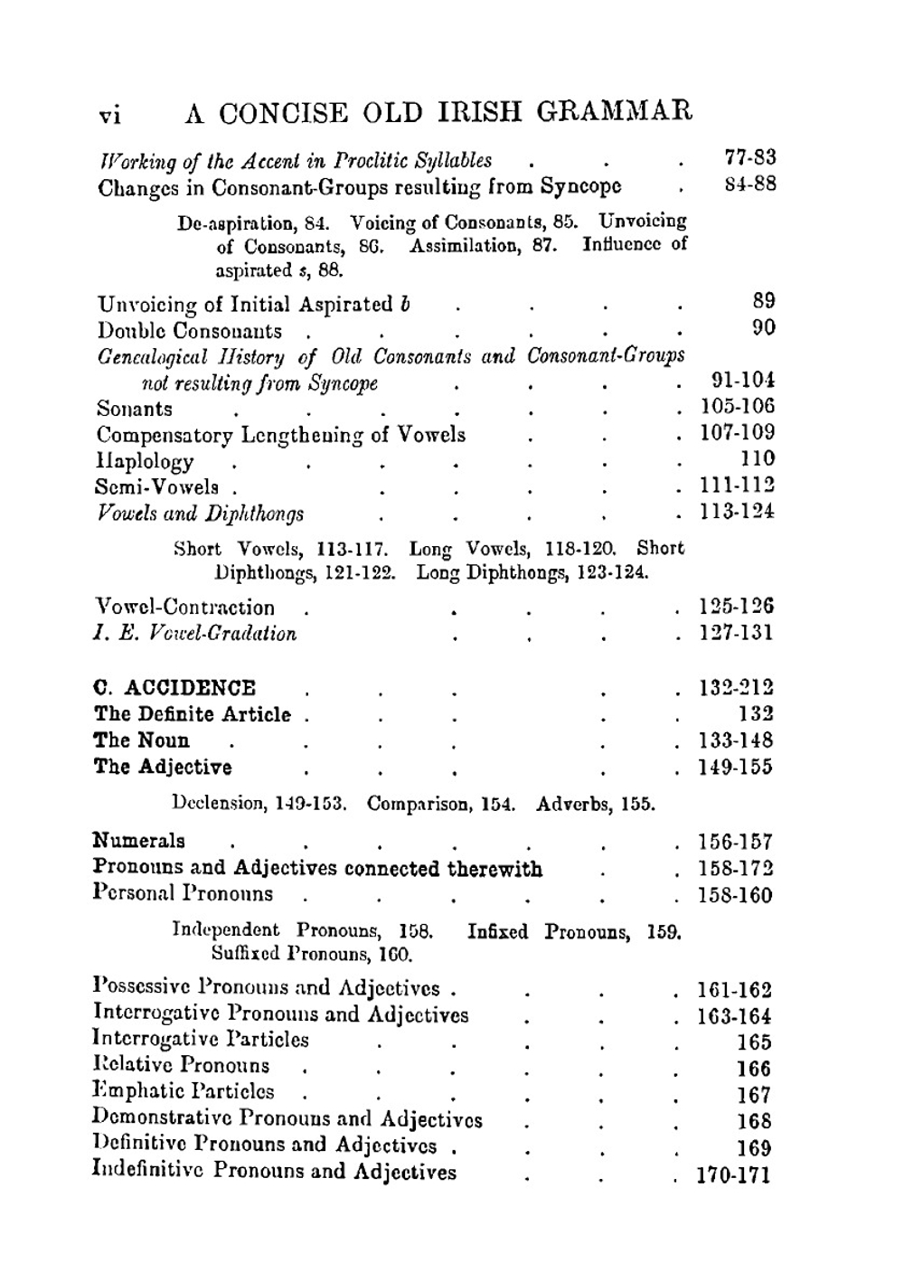 A concise Old Irish grammar and reader. Part 1. Grammar | Julius Pokorny