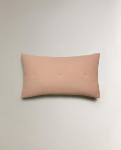 Zara Home наволочка декоративная из хлопка, розовый, 30x50 см