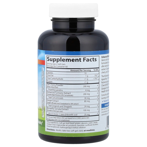 Carlson, Enhanced Mobility® с босвеллией, имбирем, вишней и куркумином, 120 капсул