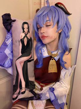 Мини дакимакура Боа Хэнкок из Ван-Пис арт. M0450, 60х20 см