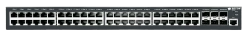 Управляемый коммутатор BDCOM S2900, 48 RJ45 1Гбит/с, 6 SFP+ 10Гбит/с, L3, 2 БП