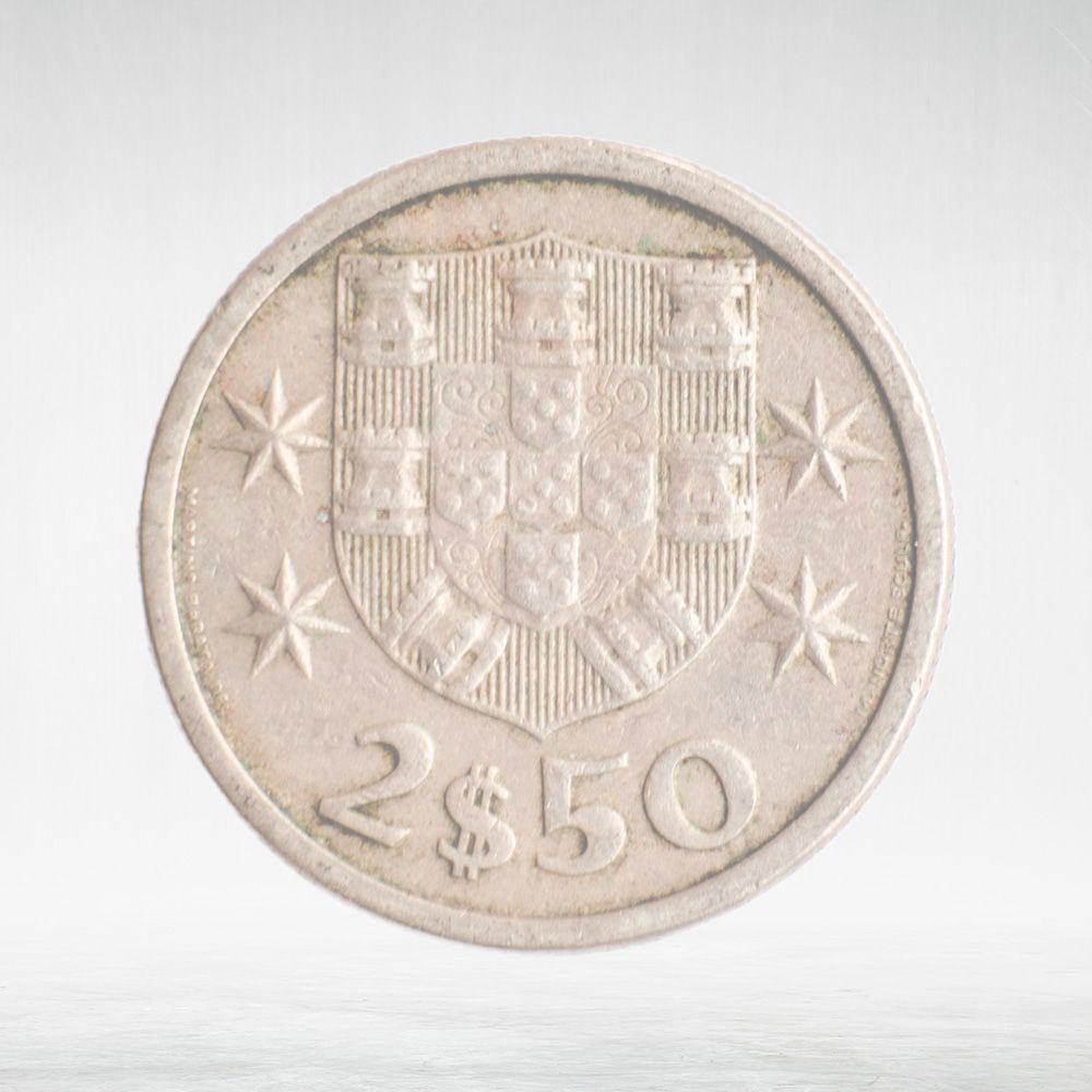 Portugal, 2.50 Escudos, 1969, VF