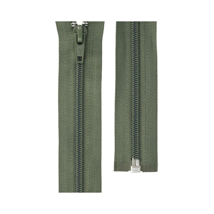 Молния Спираль "GAMMA", р/м, 50 см, однозамковая, №315 хаки