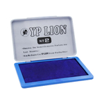 Штемпельная подушка YP Lion, №2, размер 12*8,3 см, синие чернила
