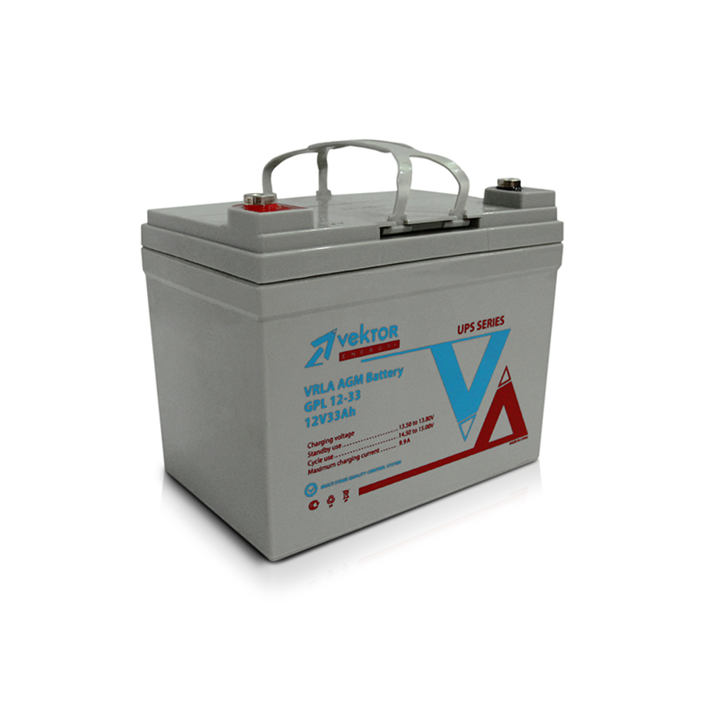 Аккумуляторная батарея VEKTOR ENERGY GPL 12-33