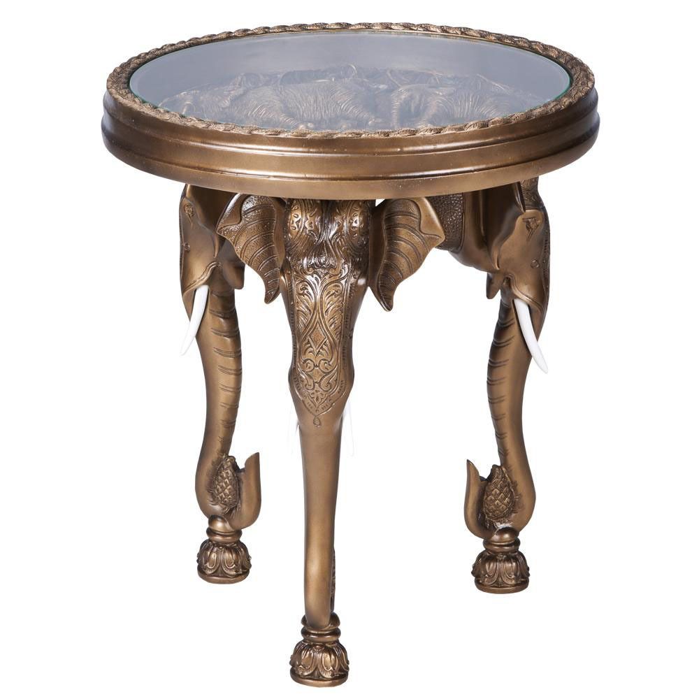 Стол Слон 2 Бронза