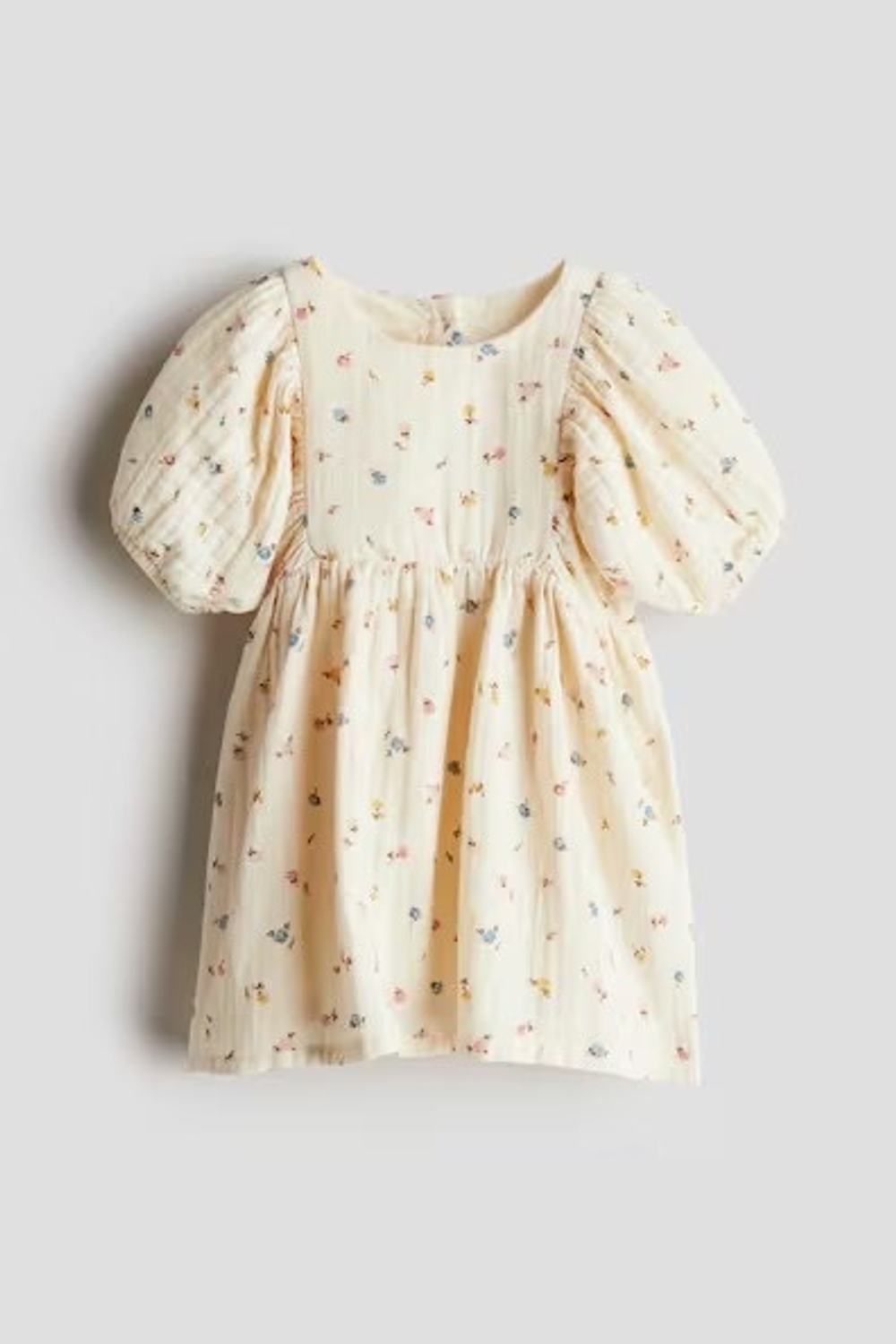 H&M Платье из хлопка, кремовый