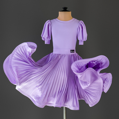 Lilia 14-21-01-C | Рейтинговое платье гофре для спортивно-бальных танцев | Vasileva Dance