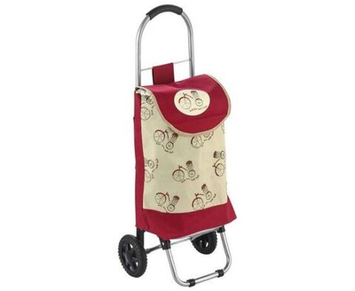 Тележка сумка на колесах хозяйственная складная на колесиках для продуктов грузовая вес до 20 кг Прогулка WR3031 093587