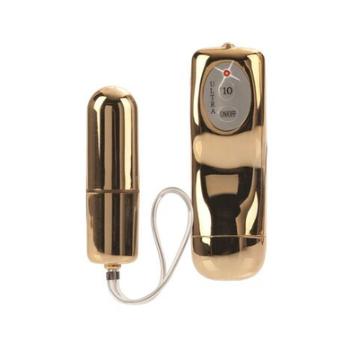 Золотистая вибропуля с радиоуправлением Pure Platinum (Цвет: золото)