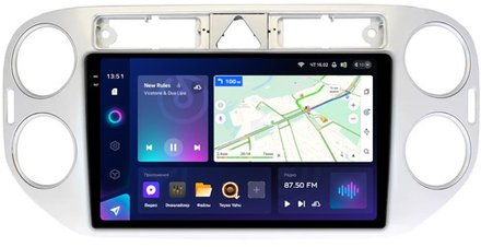 Магнитола для Volkswagen Tiguan 2007-2011 - Teyes CC3-2K QLed Android 10, ТОП процессор, SIM-слот, CarPlay