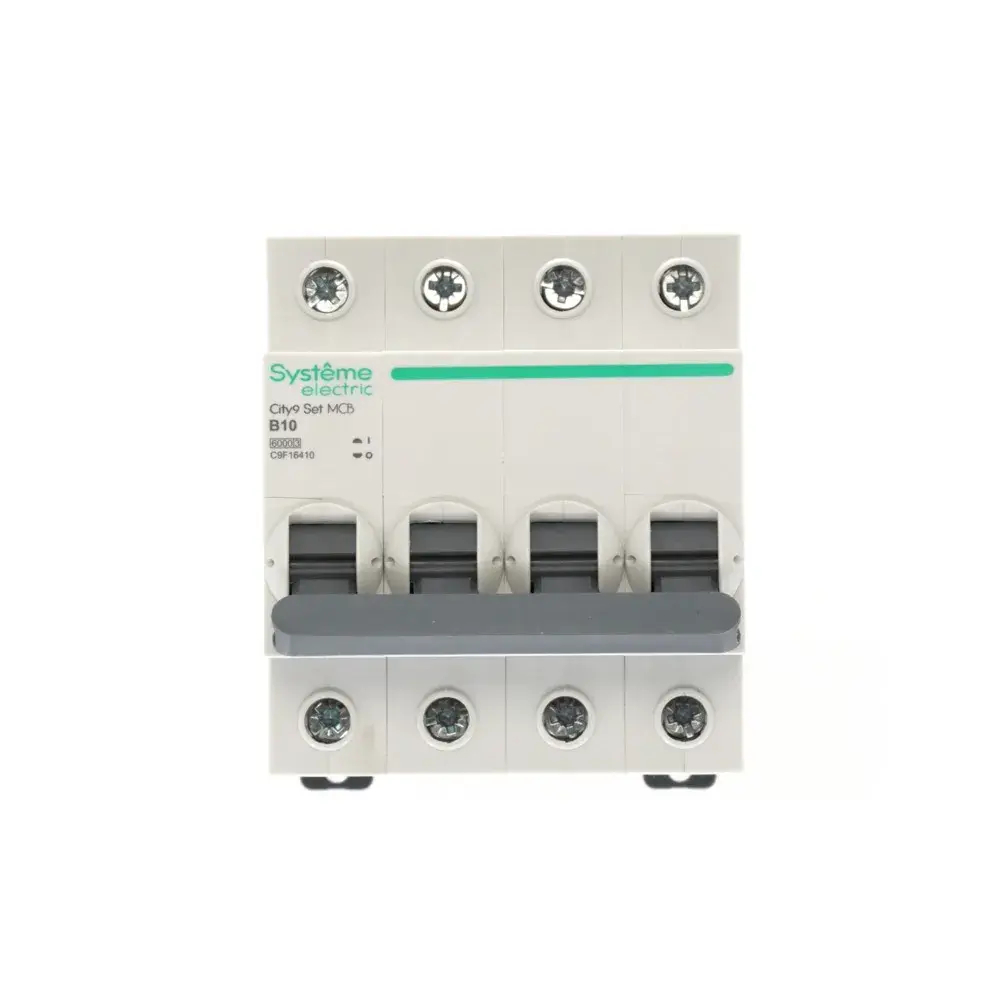 City9 Set Автоматический выключатель (АВ) B 10А 4P 6kA 400В