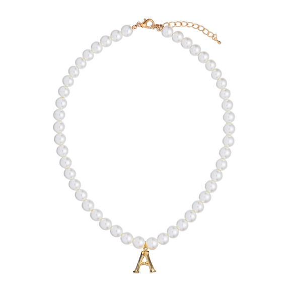 Колье-барочный жемчуг, буква