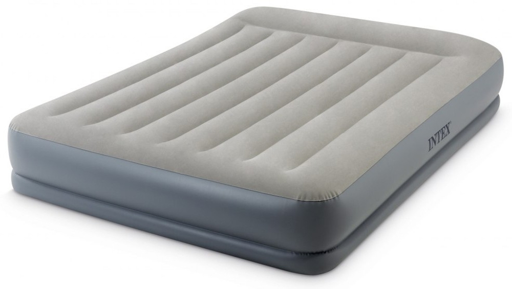 Надувная кровать Intex Pillow Rest Queen, 152х203х30(35) см.
