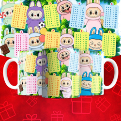 Лабубу с таблицей умножения