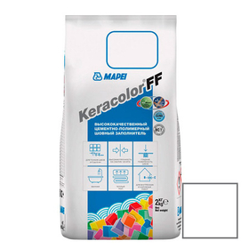 Затирка цементная Mapei Keracolor FF 100 белый 2 кг