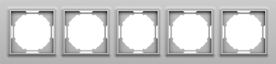 Рамка 5-я,  Wave сталь,  серия A07