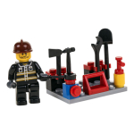 Конструктор блочный "Городские службы" 22эл. коробка XP93408