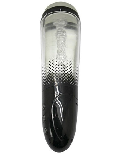 Перезаряжаемый вакуумный мастурбатор Eroticon PUMP X4M (Цвет: прозрачный с черным)