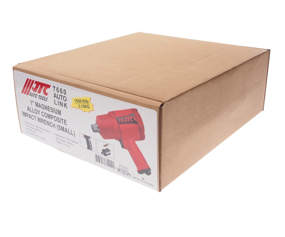 Гайковерт пневматический ударный JTC-7660 DR-1" 2102Nm