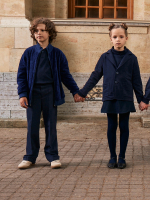 Плюшевый бомбер Mjölk School Blue