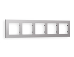 AF220505 Рамка ALFA Techno (Сталь матовый) 5-ая