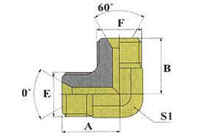 Соединение P90 BSP 3/8 - BSP 3/8