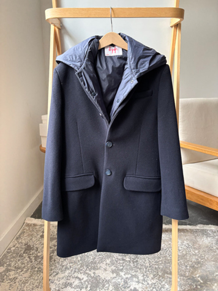 Шерстяное пальто с жилетом Il Gufo, 152