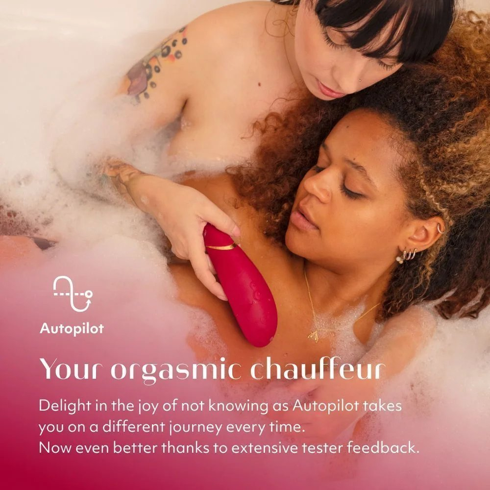 Бесконтактный клиторальный стимулятор Womanizer Premium 2 бордовый