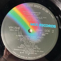 Винтажная виниловая пластинка LP Bill Conti, Сильвестр Сталлоне Sylvester Stallone Paradise Alley (Japan 1979) (Obi)