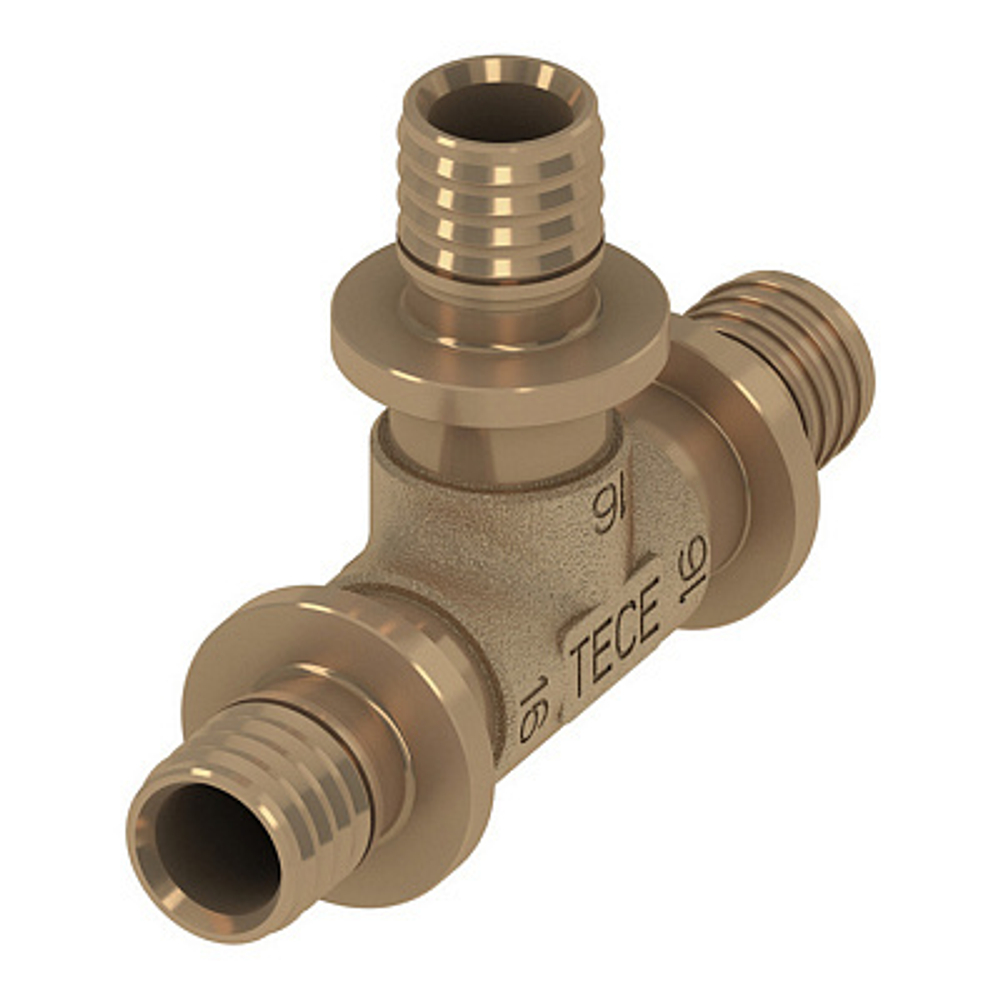 Тройник TECE 40, бронза