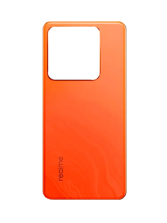 Задняя крышка для Realme GT 7 Pro оранжевая (Mars orange) без стекла камеры