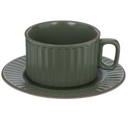 GAEM Чашка с блюдцем, 200 мл, L15 W15 H6 см