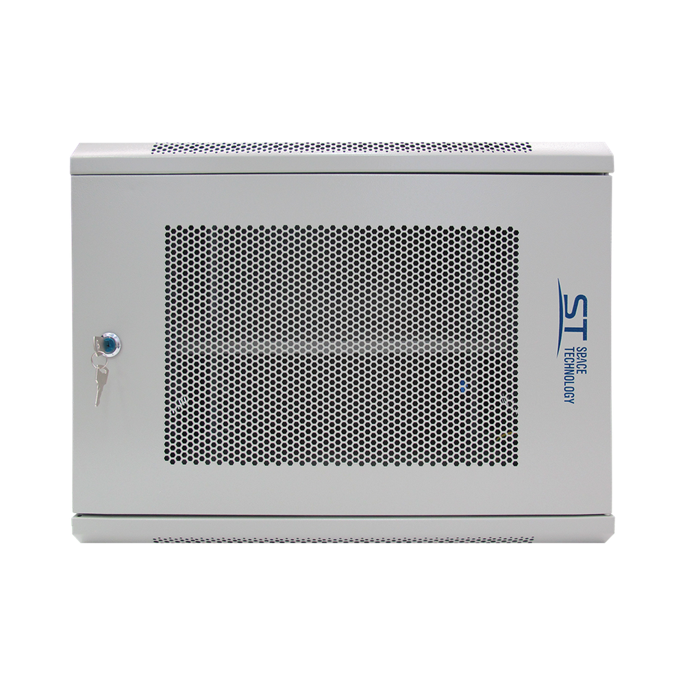 Шкаф телекоммуникационный настенный ST-NCP9U600 (СЕРЫЙ) С ПОЛКОЙ