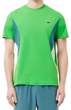 Мужская теннисная футболка Lacoste Tennis x Novak Djokovic T-Shirt - зеленый