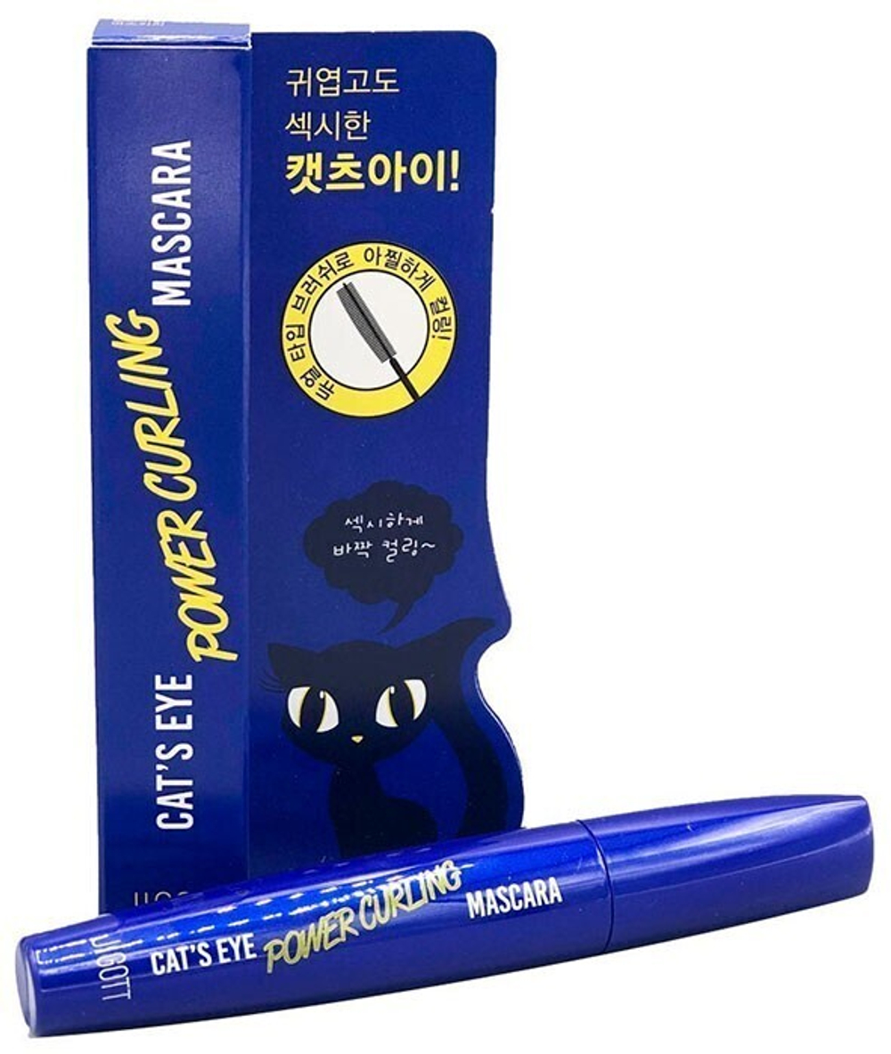Jigott / Ухаживающая тушь для ОБЪЁМА /ПОДКРУЧИВАНИЯ/ УДЛИНЕНИЯ ресниц Cat's Eye Mascara, 12 гр