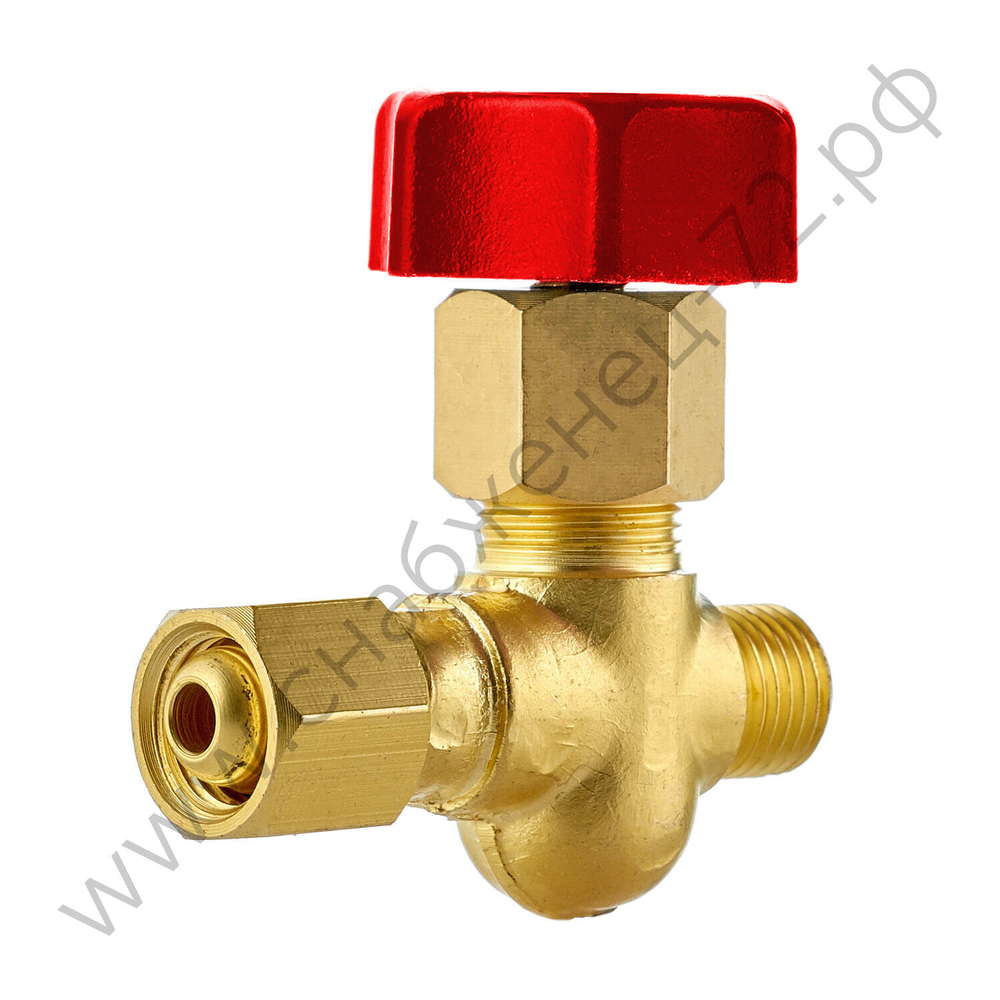 Вентиль газовый для установки на газовый коллектор