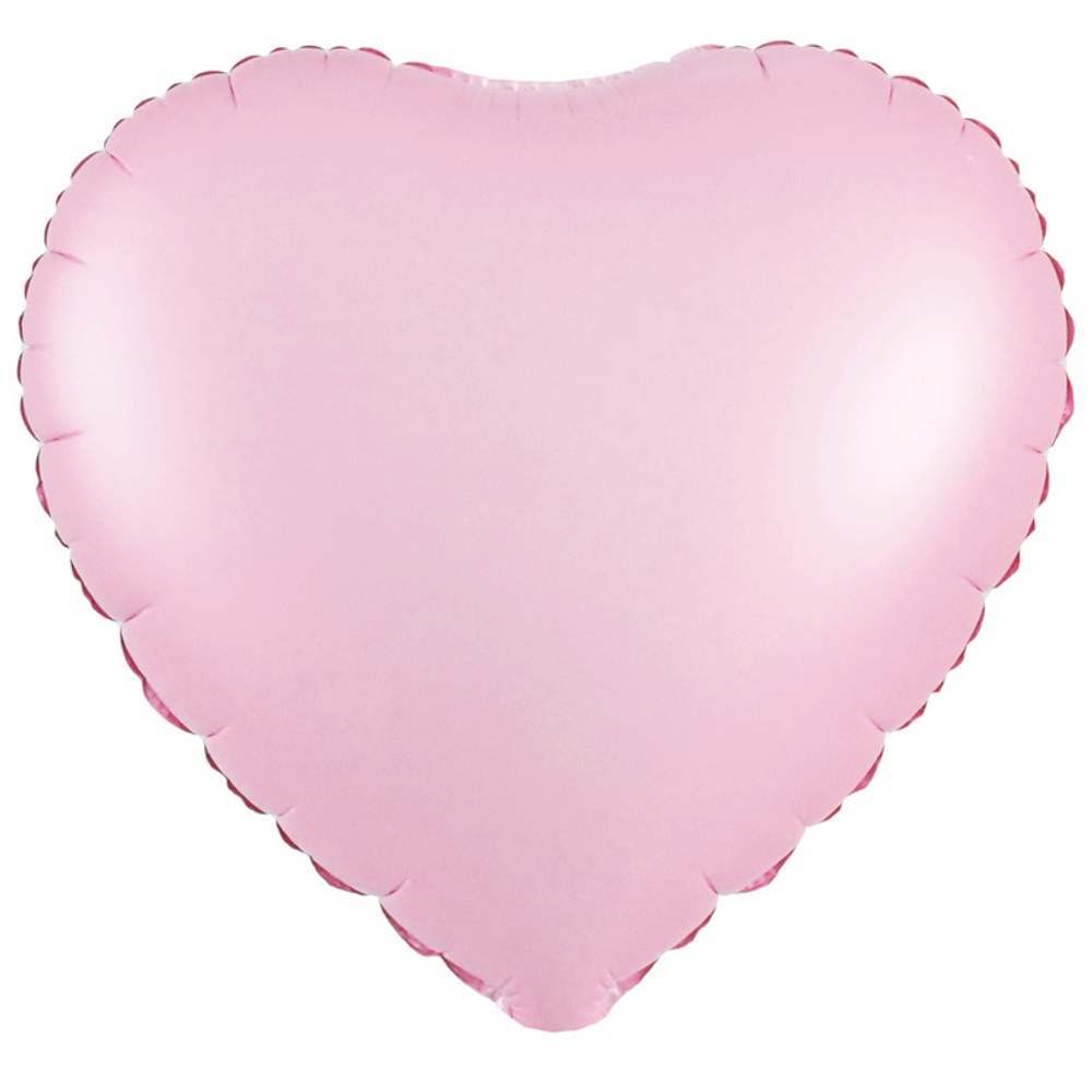 Шар фольгированный Сердце 46 см (Розовый)