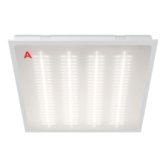 Светильник CLIP-IN ДВО04-042 с БАП EM1 36Вт 4000К IP54 Микропризма 4400лм 600х600х50мм WOLTA PRO