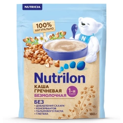 Каша Nutrilon безмолочная Гречневая 180г с 4 месяцев
