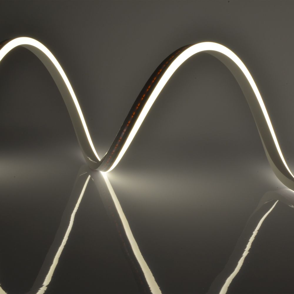 ULS-N03-2835-100LED-m-8mm-IP67-DC12V-11W-m-5M-4000K Светодиодная гибкая герметичная лента. NEON. Катушка 5м. в блистере. Белый свет 4000К. ТМ Uniel