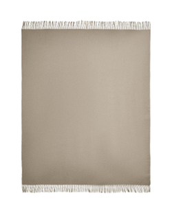 Zara Home плед из полиэстера, экрю, 140x190 см · 6301/004