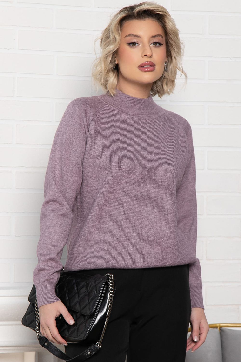 Джемпер Обнимай (лиловый) Б15004-4М LT Collection