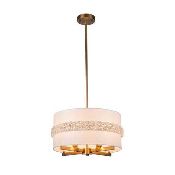 Подвесная люстра Indigo Effetto V13030/4R Brass V000514